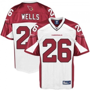 Reebok Beanie Wells Arizona Cardinals Replica Jersey - White