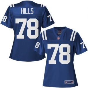 Pro Line Women's Indianapolis Colts Tony Hills Team Color Jersey