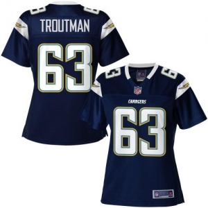 Pro Line Women's San Diego Chargers Johnnie Troutman Team Color