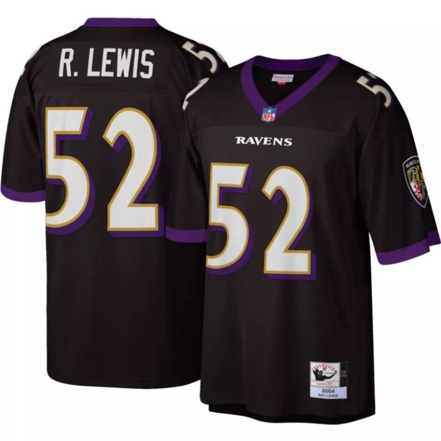 Mitchell & Ness Men's 2004 Game Jersey Baltimore Ravens Ray Lewi