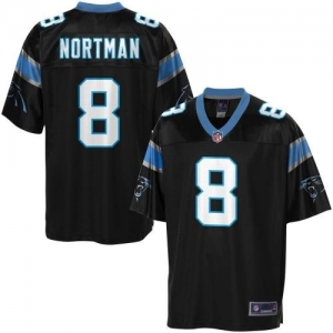 Pro Line Men's Carolina Panthers Brad Nortman Team Color Jersey