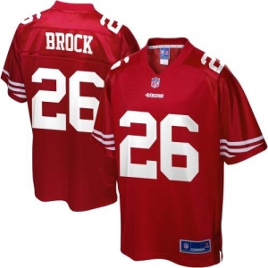 Pro Line Men's San Francisco 49ers Tramaine Brock Team Color Jer