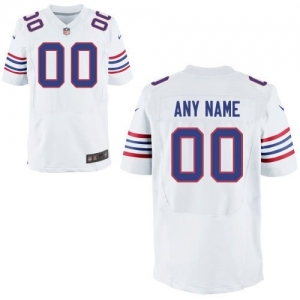 Nike Buffalo Bills Customized Elite Alternate Jersey - White