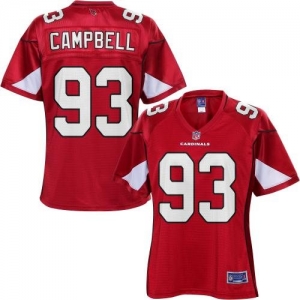 Pro Line Women's Arizona Cardinals Calais Campbell Team Color Je