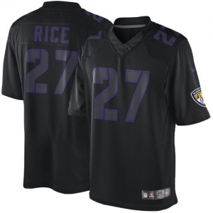 Nike Ray Rice Baltimore Ravens Youth Impact Jersey - Black