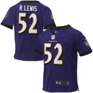 Nike Ray Lewis Baltimore Ravens Infant Game Jersey - Purple