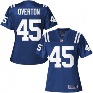 Pro Line Women's Indianapolis Colts Matt Overton Team Color Jers