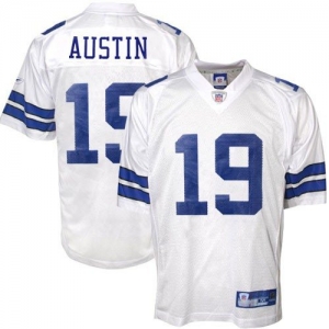 Reebok NFL Equipment Dallas Cowboys #19 Miles Austin White Repli