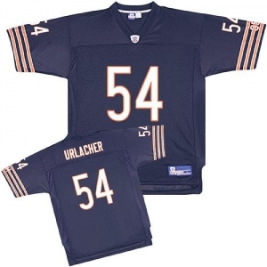 Reebok NFL Equipment Chicago Bears #54 Brian Urlacher Navy Presc