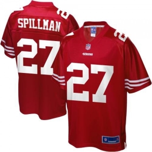 Pro Line Men's San Francisco 49ers C.J. Spillman Team Color Jers