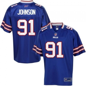 Pro Line Men's Buffalo Bills Spencer Johnson Team Color Jersey