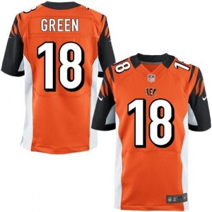 Nike A.J. Green Cincinnati Bengals Elite Jersey - Orange