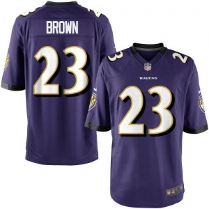 Nike Youth Baltimore Ravens Chykie Brown Team Color Game Jersey