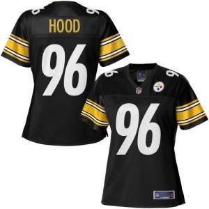 Pro Line Women's Pittsburgh Steelers Ziggy Hood Team Color Jerse