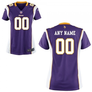 Nike Women's Minnesota Vikings Customized Team Color Game Jersey