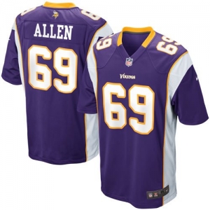 Nike Jared Allen Minnesota Vikings Youth Game Jersey - Purple