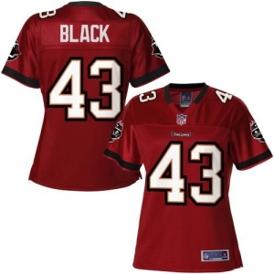 Pro Line Women's Tampa Bay Buccaneers Ahmad Black Team Color Jer