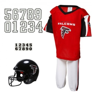 Atlanta Falcons Youth Red Deluxe Team Uniform Set