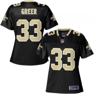 Pro Line Women's New Orleans Saints Jabari Greer Team Color Jers