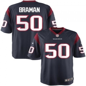 Nike Youth Houston Texans Bryan Braman Team Color Game Jersey