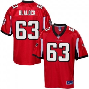 Pro Line Men's Atlanta Falcons Justin Blalock Team Color Jersey