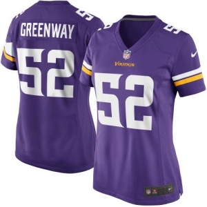 Nike Chad Greenway Minnesota Vikings Women's New 2013 Game Jerse