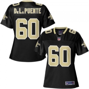 Pro Line Women's New Orleans Saints Brian De La Puente Team Colo