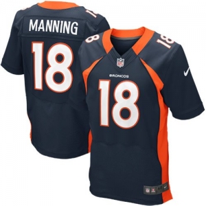 Nike Peyton Manning Denver Broncos Elite Jersey - Navy Blue