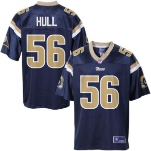 Pro Line Men's St. Louis Rams Josh Hull Team Color Jersey