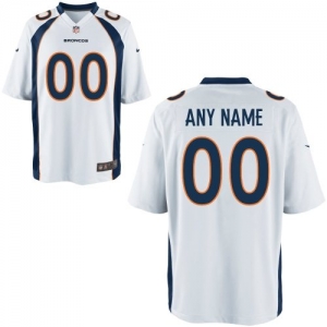 Nike Men's Denver Broncos Customized White Game Jersey