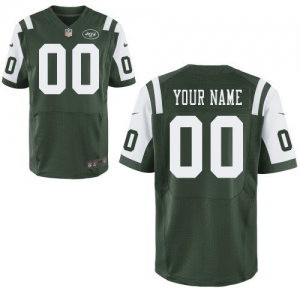 Nike New York Jets Customized Elite Jersey - Green