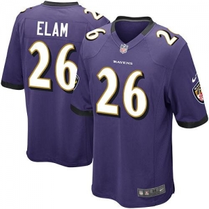 Nike Matt Elam Baltimore Ravens 2013 NFL Draft #1 Pick Game Jers