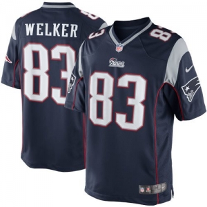 Nike Wes Welker New England Patriots The Limited Jersey - Navy B