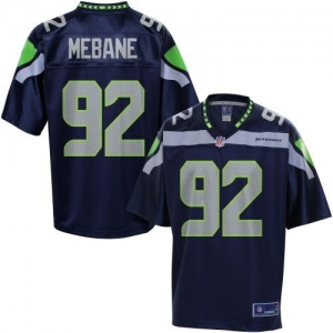 Pro Line Men's Seattle Seahawks Brandon Mebane Team Color Jersey