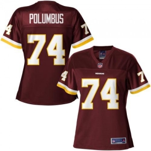 Pro Line Women's Washington Redskins Tyler Polumbus Team Color J