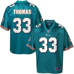 Pro Line Men's Miami Dolphins Daniel Thomas Team Color Jersey