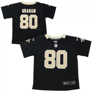 Nike Jimmy Graham New Orleans Saints Toddler Game Jersey - Black