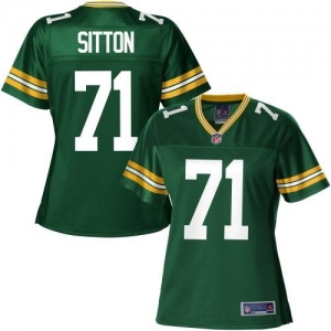 Pro Line Women's Green Bay Packers Josh Sitton Team Color Jersey