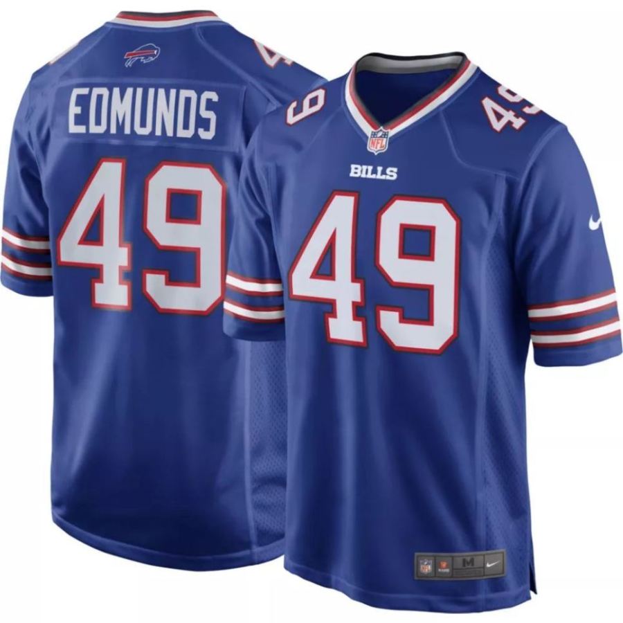 Nike Men's Buffalo Bills Tremaine Edmunds #49 Royal Game Jersey