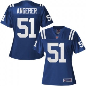 Pro Line Women's Indianapolis Colts Pat Angerer Team Color Jerse