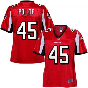 Pro Line Women's Atlanta Falcons Lousaka Polite Team Color Jerse