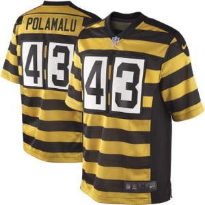 Nike Troy Polamalu Pittsburgh Steelers Youth Throwback Game Jers