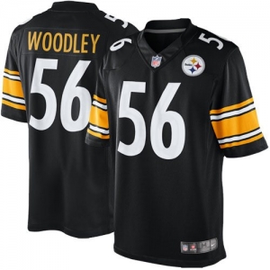 Nike LaMarr Woodley Pittsburgh Steelers The Limited Jersey - Bla