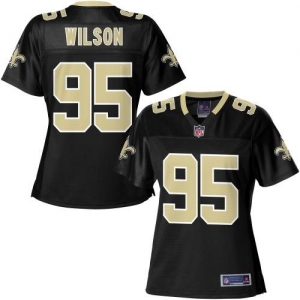 Pro Line Women's New Orleans Saints Martez Wilson Team Color Jer