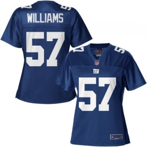 Pro Line Women's New York Giants Jacquian Williams Team Color Je