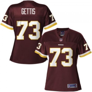 Pro Line Women's Washington Redskins Adam Gettis Team Color Jers