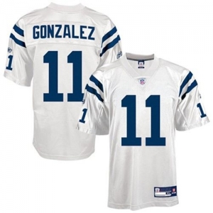 Reebok NFL Equipment Indianapolis Colts #11 Anthony Gonzalez Whi