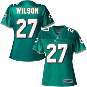 Pro Line Women's Miami Dolphins Jimmy Wilson Team Color Jersey