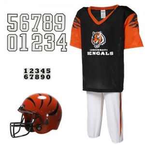 Cincinnati Bengals Youth Black Deluxe Team Uniform Set