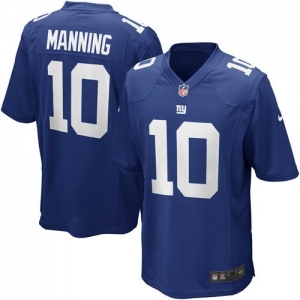 Nike Eli Manning New York Giants Youth Game Jersey - Royal Blue